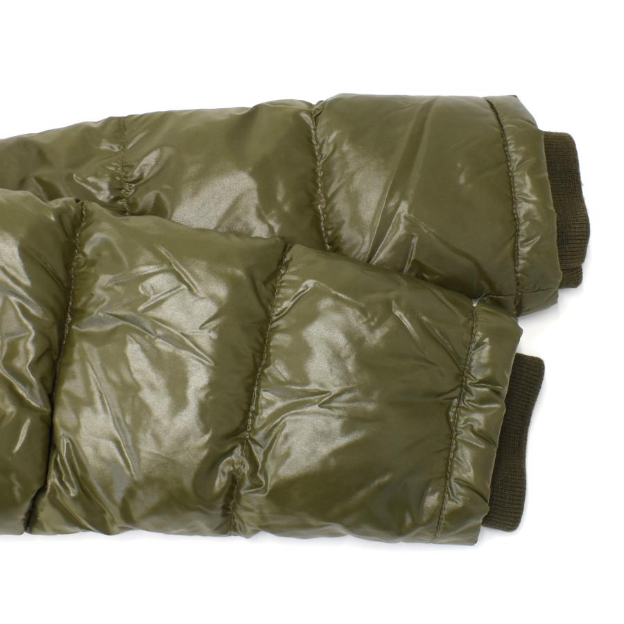 美品　MONCLER カーキダウンジャケット ファー付き MONCLER 24AWモデル モンクレール MARCELETTES テディフード ダウン