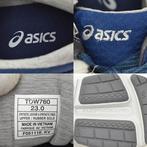 アシックス スニーカー レディース フィットネスウォーキングシューズ Gel Moogee760 W Tdw760 メッシュ スエード レザー ブルー サイズ23cm Asics メルキャスト 通販 Yahoo ショッピング