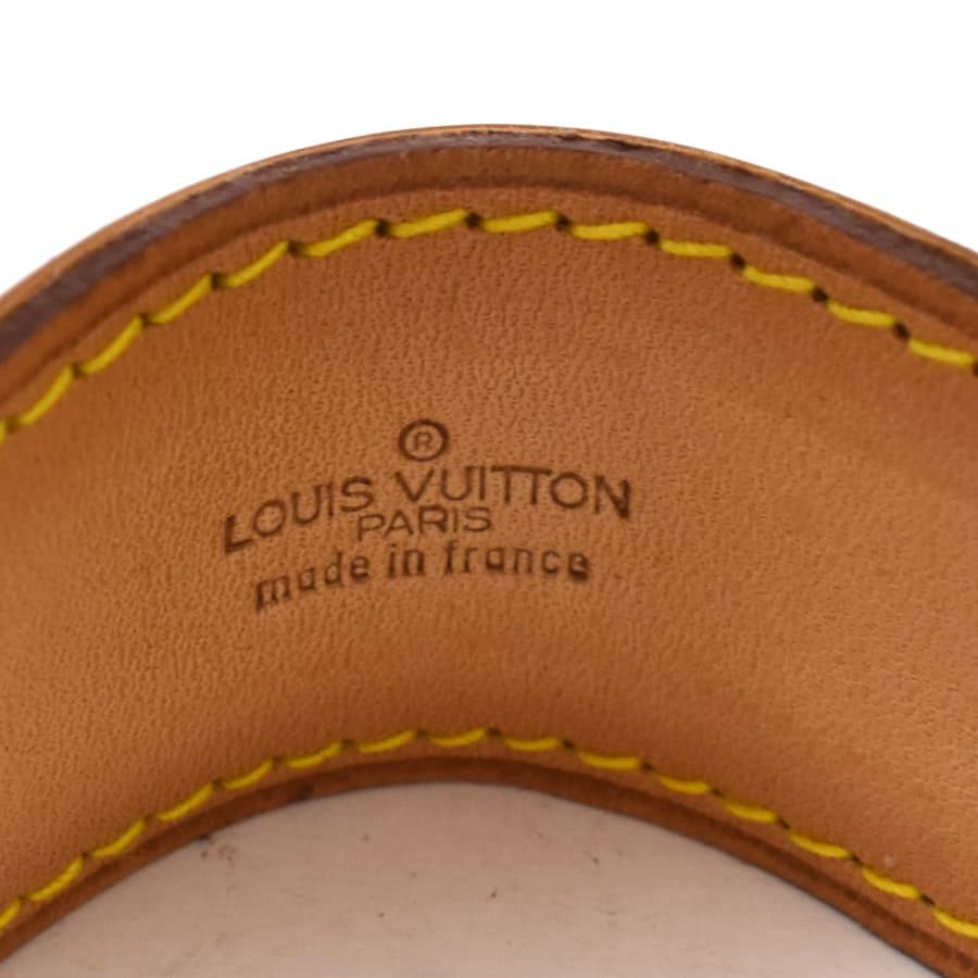 1点限定 ルイヴィトン ショルダーストラップ ヌメ革 レザー ベージュ ゴールド金具 キーポルバンドリエール用 LOUIS VUITTON｜melcastcom｜08