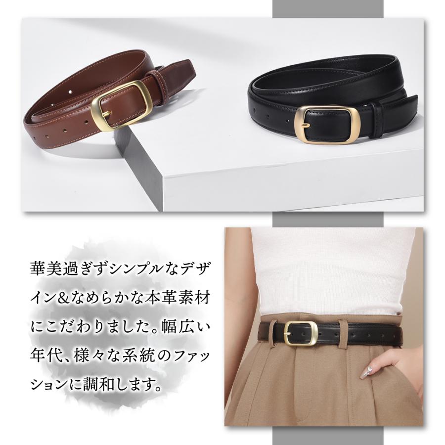 D&G アイボリー レザー ベルト95cm ベルト レディース 本革 牛革 長さ95cm 細ベルト 太めスリムベルト