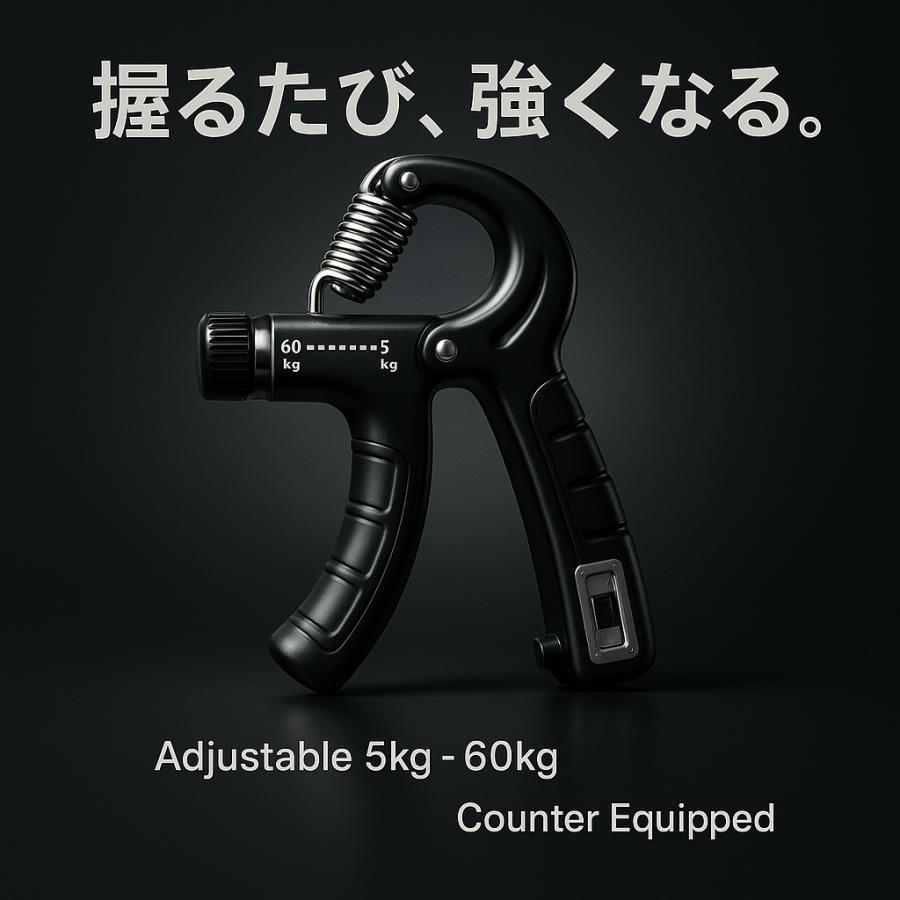 値下げ不可　GETAWAY 練習器具 ハンドグリップ 握力 トレーニング 握力グリップ カウンター付 60kg