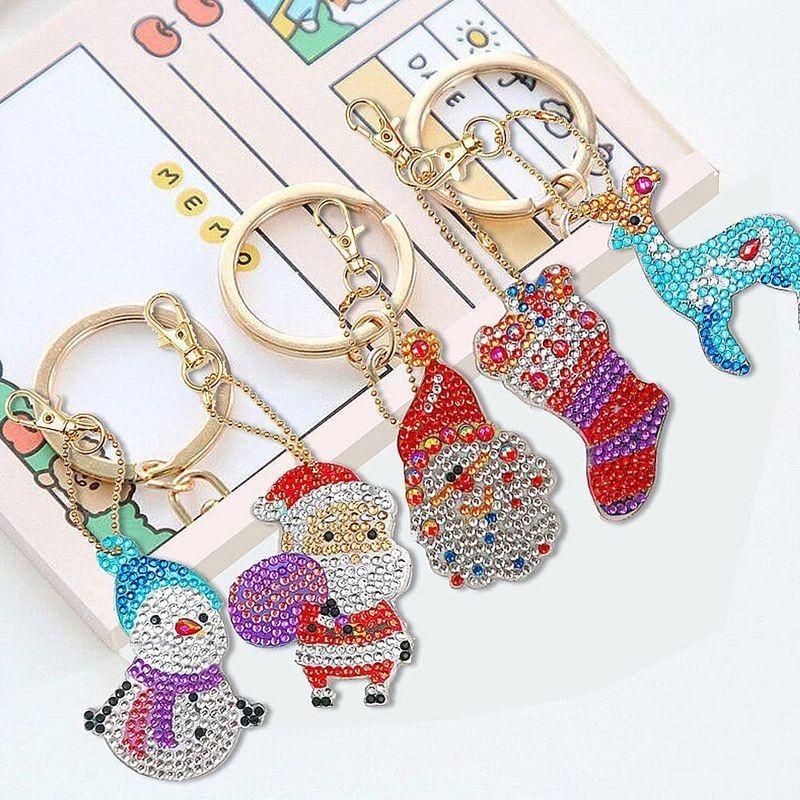 お気にいる チャーム可愛い クリスマス 鳥 梟 犬 キーホルダー ダイヤモンドアート Cmd 飾り物工芸品 クリスマスス インテリア雑貨 手作りdiy ピン Www We Job Com