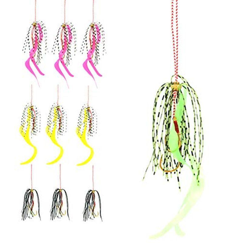 Meliashop Yahoo 店釣りblue Oceanタイラバ スカート １０個セット フック付き スペア ネクタイ マダイ 今だけスーパーセール限定