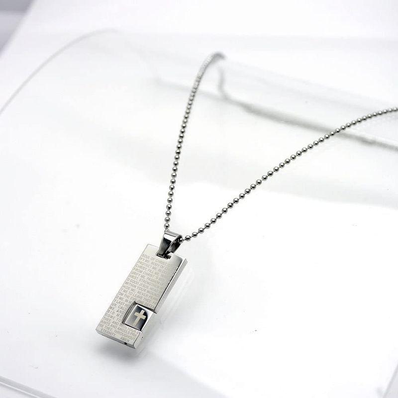 絶対一番安い メンズアクセサリー シルバーワン Ho ペンダント ボールチェーン セット クロス タグ メンズ チェーンネックレス ステンレス Www Virginiawaldenford Com