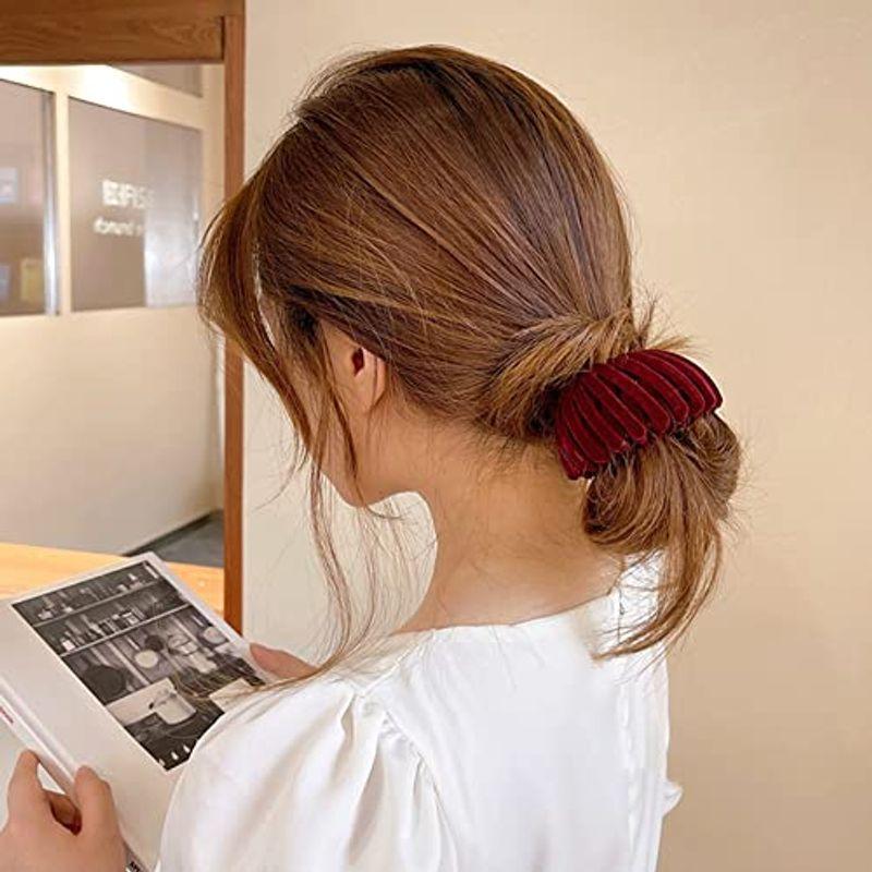 お団子ヘアメーカー ポニーテール 鳥の巣 ヘアゴム まとめ髪 韓国 茶色 通販 お団子ヘアメーカー ポニーテール 鳥の巣 ヘアゴム まとめ髪 韓国 茶色