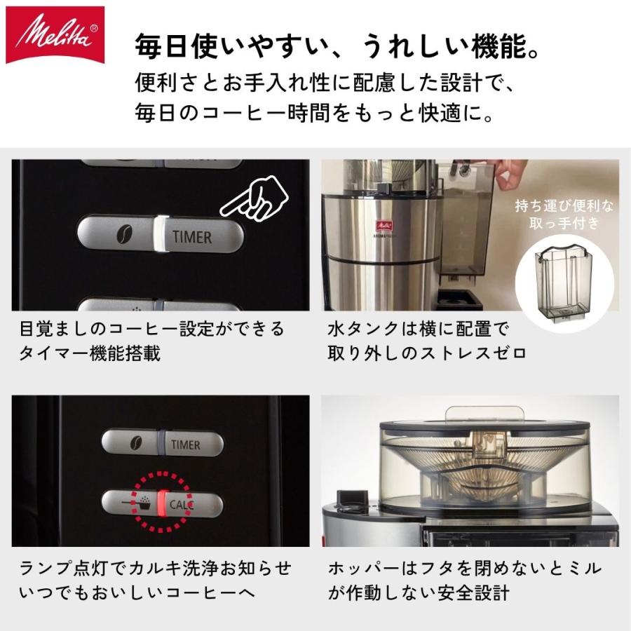 Melitta（メリタ） アロマフレッシュ 6杯用 ミル付 全自動 フィルター