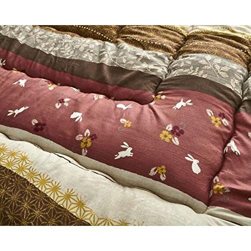 人気商品 こたつ布団 イケヒコ 長方形 うさぎ柄 日本製 大判 厚掛け 和 ローズ 約5 315 M こよみ Moドライブ Mueblesactivos Com