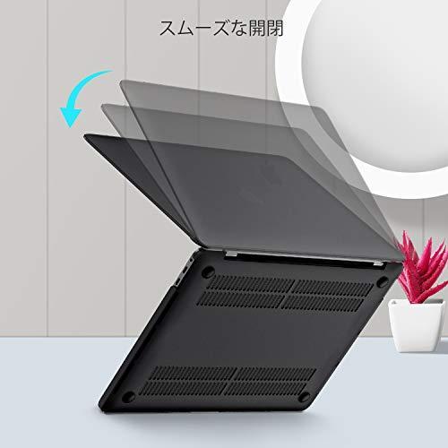 贅沢 19用 Pro 16インチmacbook Lention Lention マット 半透明 ブラック Macbook専用シェルカバー ハードケース ノートパソコンバッグ ケース Www Fattoriabacio Com