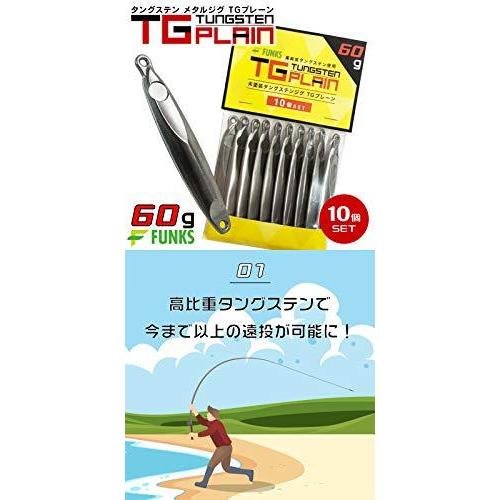 送料無料 Funks Funks タングステン Plain Tg 自作ジグ 無垢 無塗装 ジグ 未塗装 セット Tgプレーン 10個入 60g メタルジグ 釣り仕掛け 仕掛け用品 Smileylocksmith Com