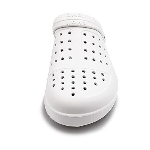 最旬ダウン アモジ ボアサンダル 冬用 サンダル メンズ レディース 冬 サボサンダル クロッグサンダル 外履き 外 室外 ムートン あったか D18 白 ホワイト 23 0cm Discoversvg Com