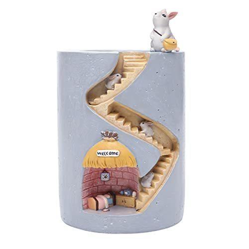 独創的 Queen B 植木鉢 プランター かわいい 動物 フラワー ポット 栽培 ミニ 多肉 観葉植物 多肉植物 花 ハーブ サボテン 園芸 花瓶 おしゃれ 寄せ植え ウサギ Champacheval Fr