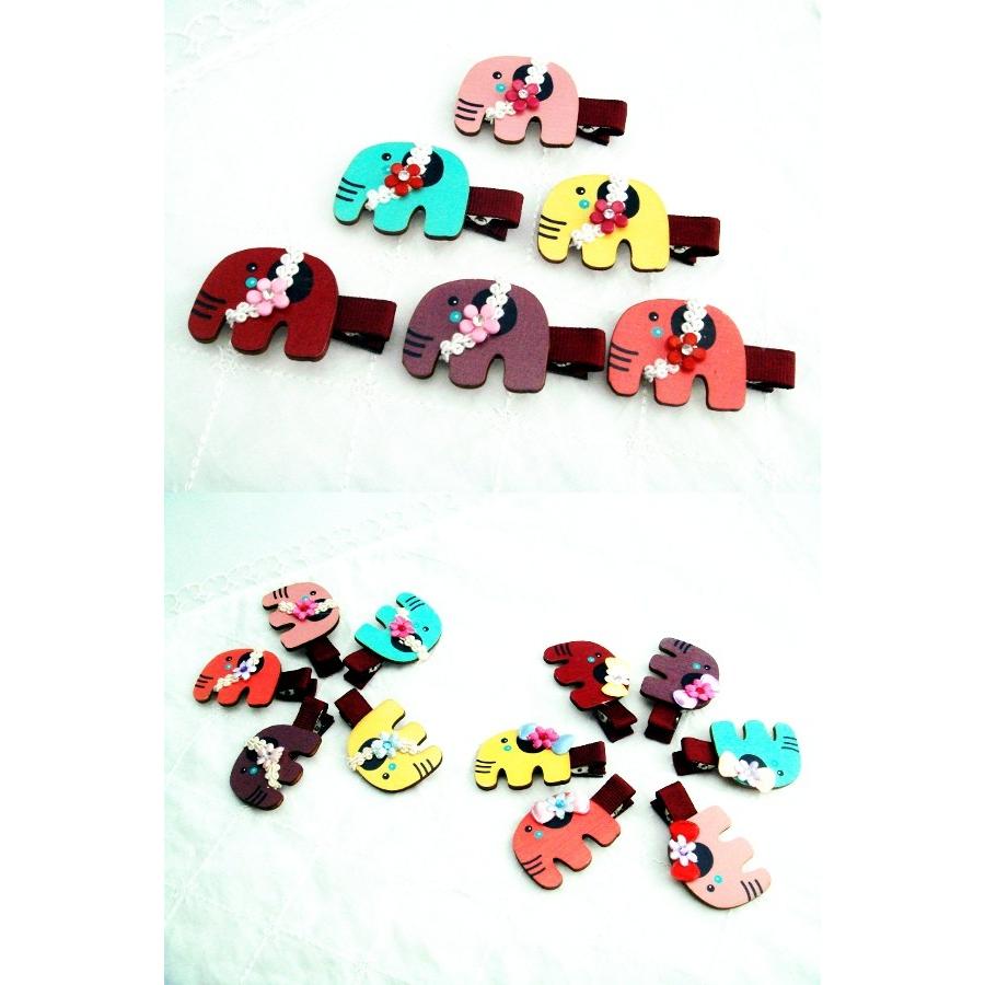 ぞうさん ベビーヘアクリップ ヘアピン ヘアゴム ヘア