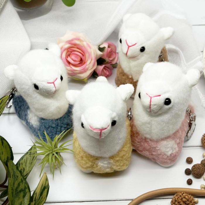 キーホルダー アルパカ ぬいぐるみ レディース メンズ バッグチャーム