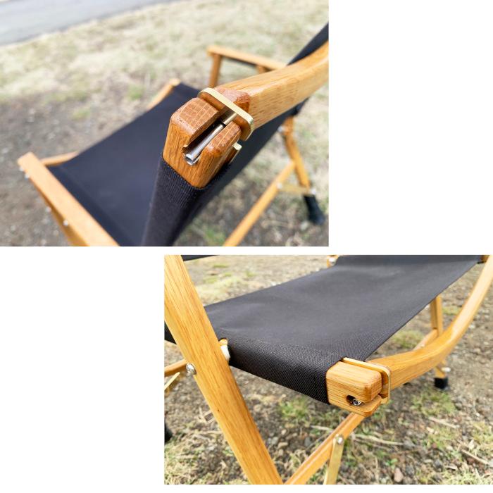 カーミットチェア ピン アール木部用 38mm 2個 鉄製 ネジ ボルト