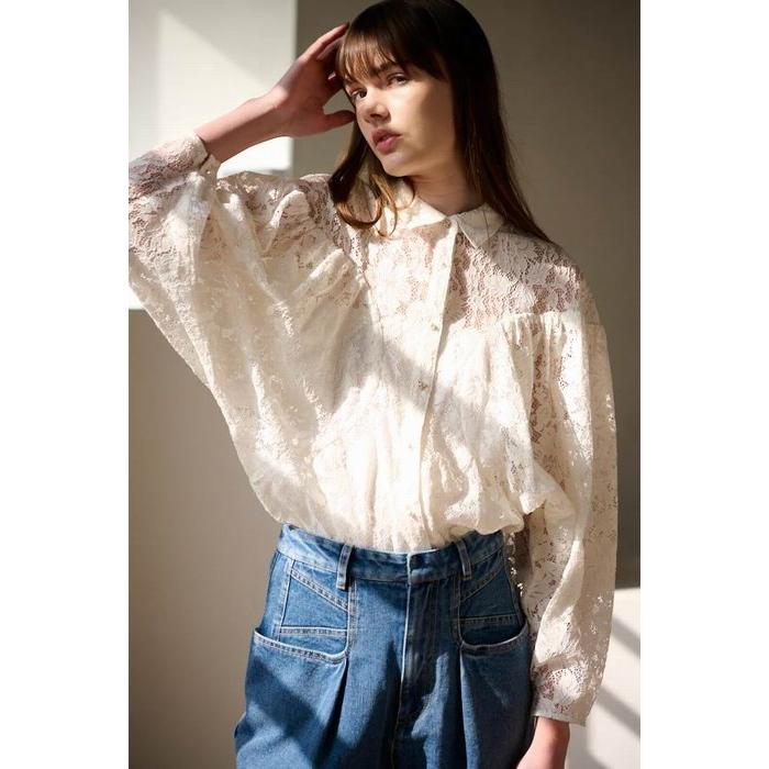 Estella.K エステラケー のBetty Lace Blouseコードレースシャツ 