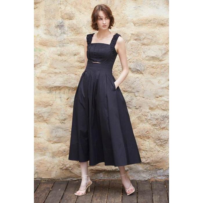 Estella.K エステラケー のOn The Rise Long Dressシャーリング 