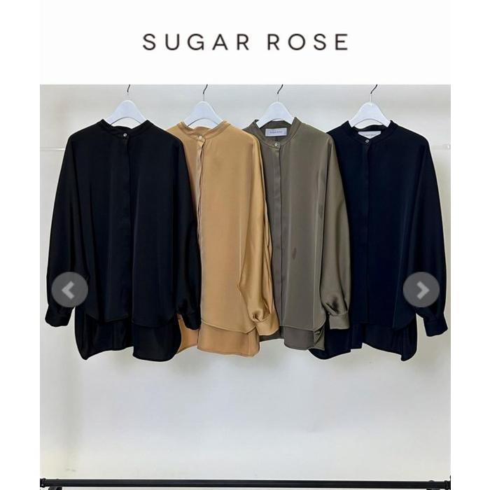 SUGAR ROSE/シュガーローズのバックギャザードルマンシャツ　手洗い出来ます！　｜mellowtheshop｜10