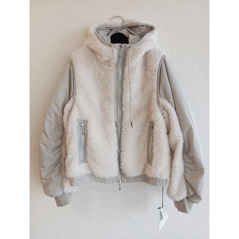 MARIED'OR（マリードール） MARIEDO'R/マリードールの配色ボア×タフタ