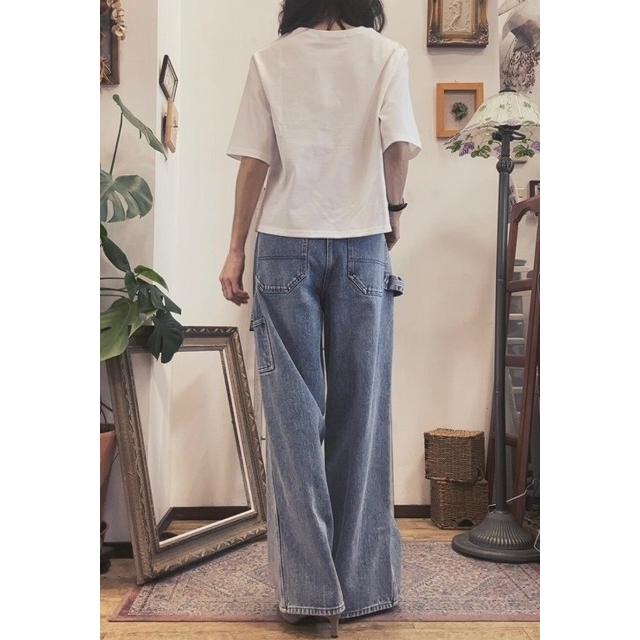 Sugar Rose SUGARROSE/シュガーローズの ボックスクルーTシャツ