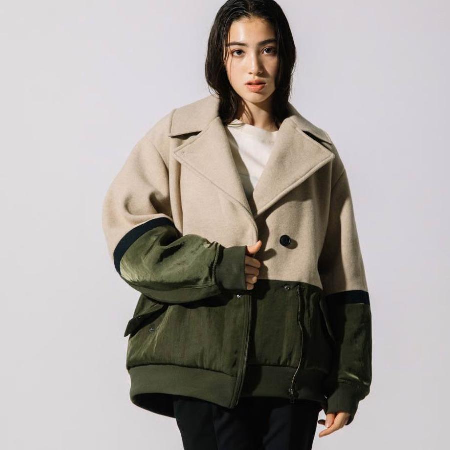 BLANC basque/ブランバスクのソフトメルトンxナイロンツイル 