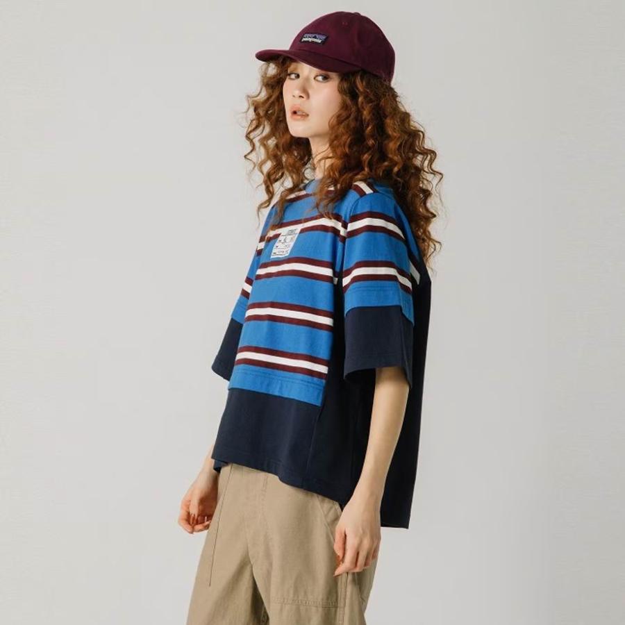 BLANC basque/ブラン バスクの マルチボーダーTシャツ【BB52-921