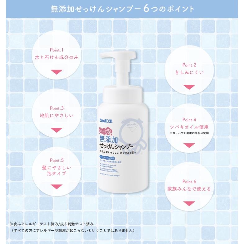 新・《たっぷり泡》無添加せっけんシャンプー 420mL つめかえ用　人気のシャボン玉石けん｜melody-yakuten｜04