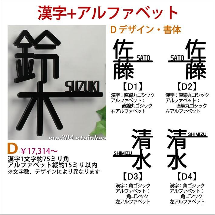 表札 ステンレス レーザー 漢字 切り文字表札 個人名名字1世帯 Stl K Zp メロディーデザイン 通販 Yahoo ショッピング