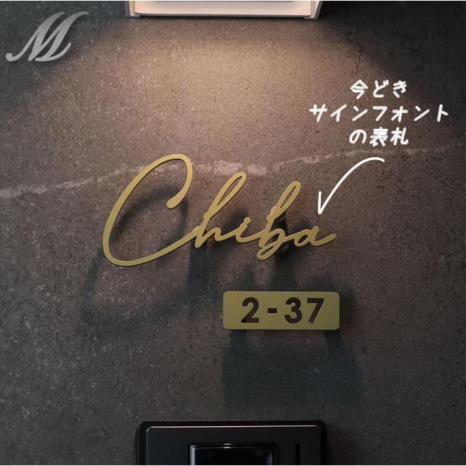 表札 ステンレス レーザー 切り文字表札 個人名名字1世帯 アルファベット限定 Stl Zp メロディーデザイン 通販 Yahoo ショッピング