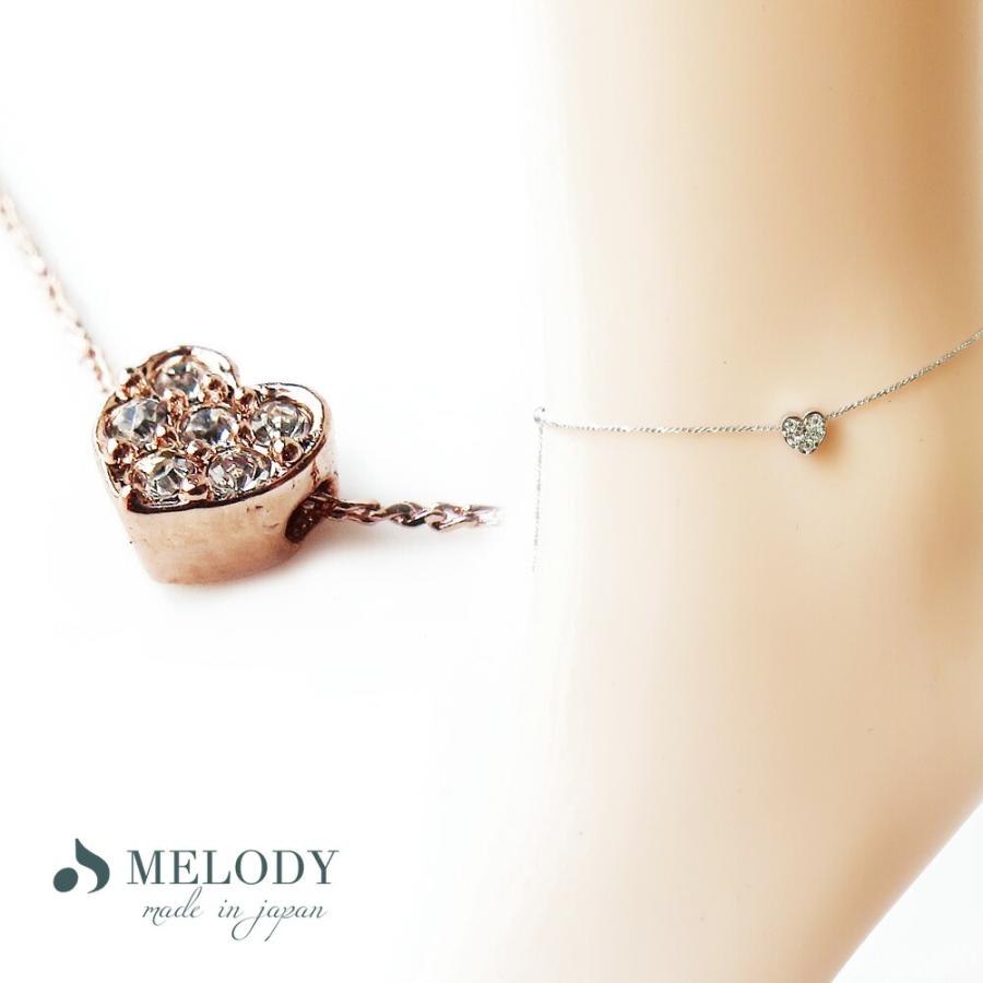 アンクレット スライド ハート プレゼント ギフト つけっぱなし ゴールド シルバー おしゃれ ブランド プレゼント ギフト 春コーデ 入園式 入学式 Ak N33 日本製 Melody Accessory 通販 Yahoo ショッピング