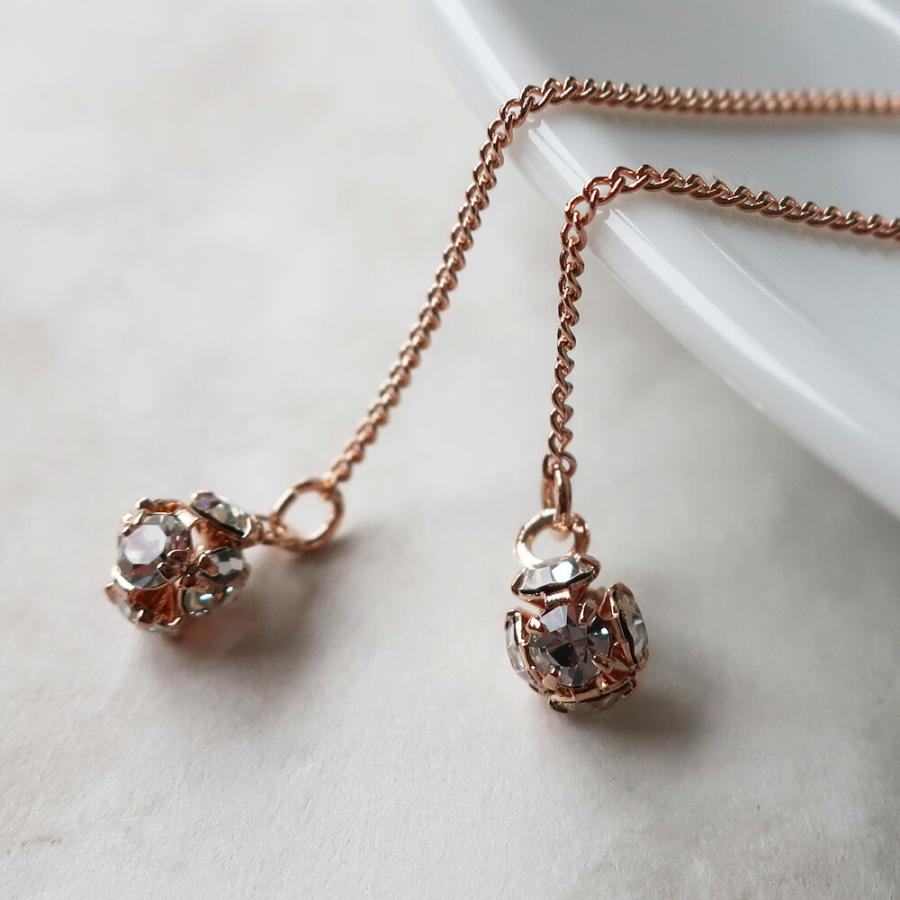 アメリカンピアス ピアス K18 パヴェボール しずく チェーン 長い 揺れる 小ぶり トレンド ブランド おしゃれ 人気 代 30代 40代 大人 レディース 18金 Ap 24 日本製 Melody Accessory 通販 Yahoo ショッピング