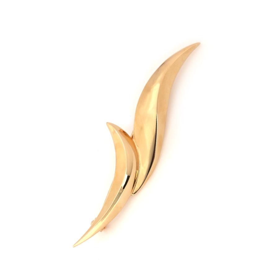 Melody Accessory（メロディーアクセサリー） ブローチ 日本製 K18GP