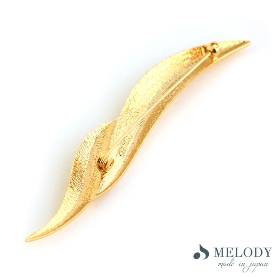 Melody Accessory（メロディーアクセサリー） ブローチ 日本製 K18GP