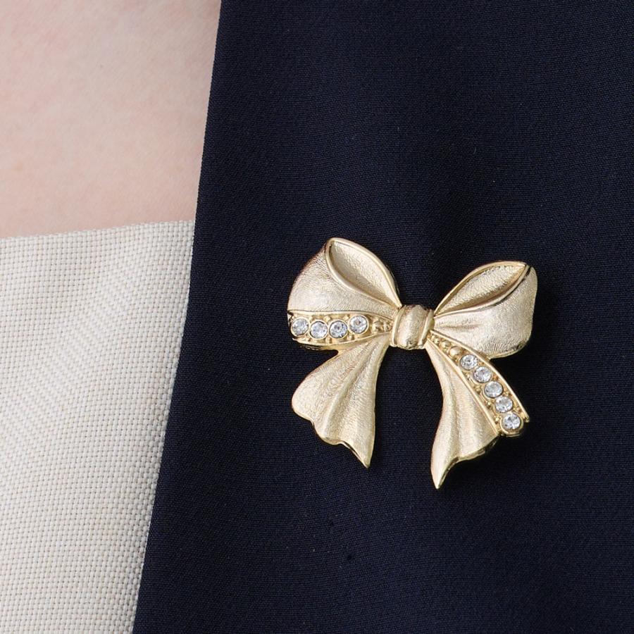 Melody Accessory（メロディーアクセサリー） ブローチ 日本製 K18GP