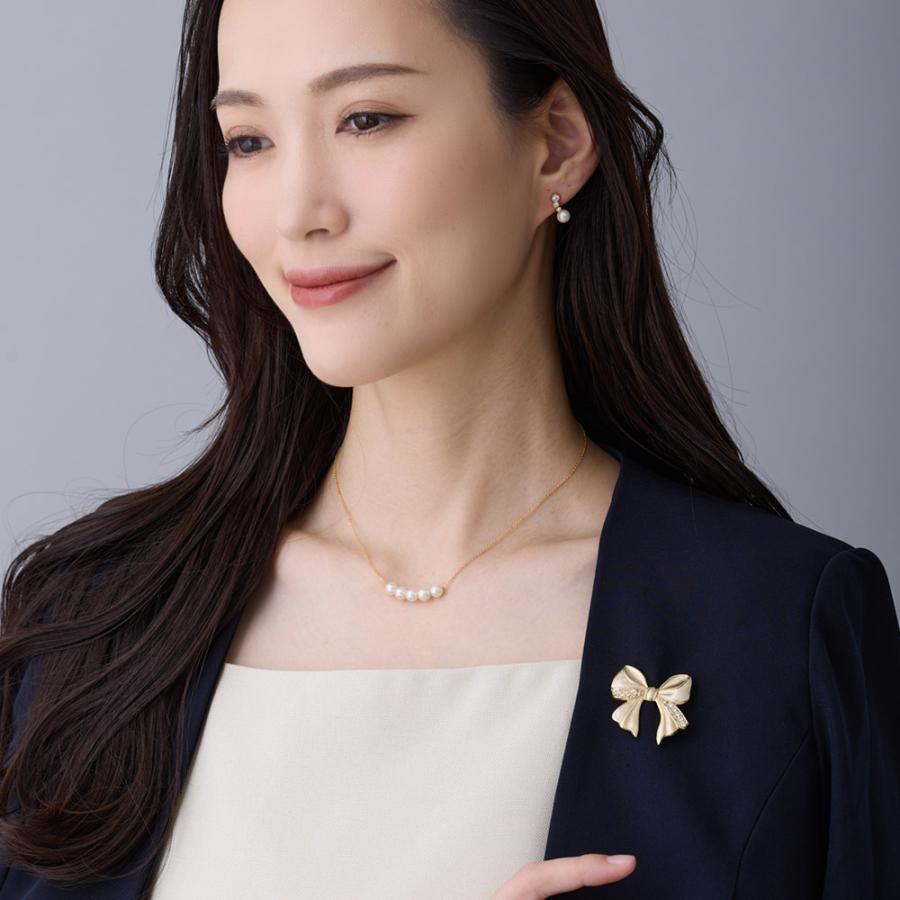 Melody Accessory（メロディーアクセサリー） ブローチ 日本製 K18GP