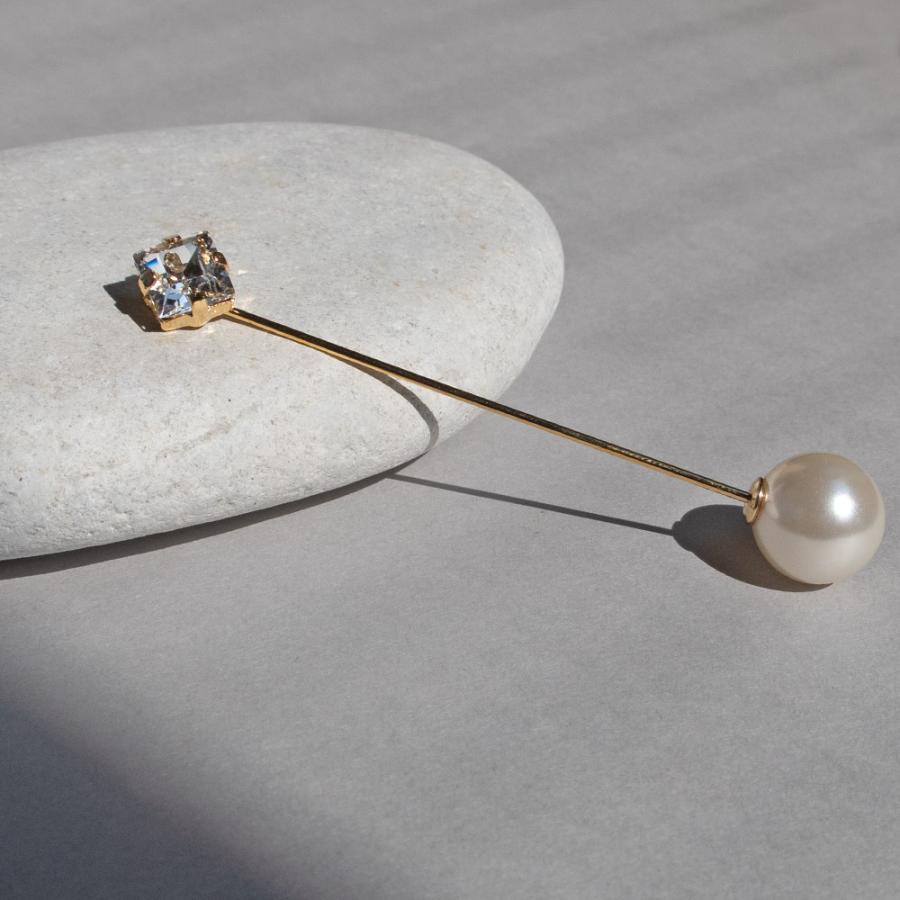 Melody Accessory（メロディーアクセサリー） ブローチ パール ピン