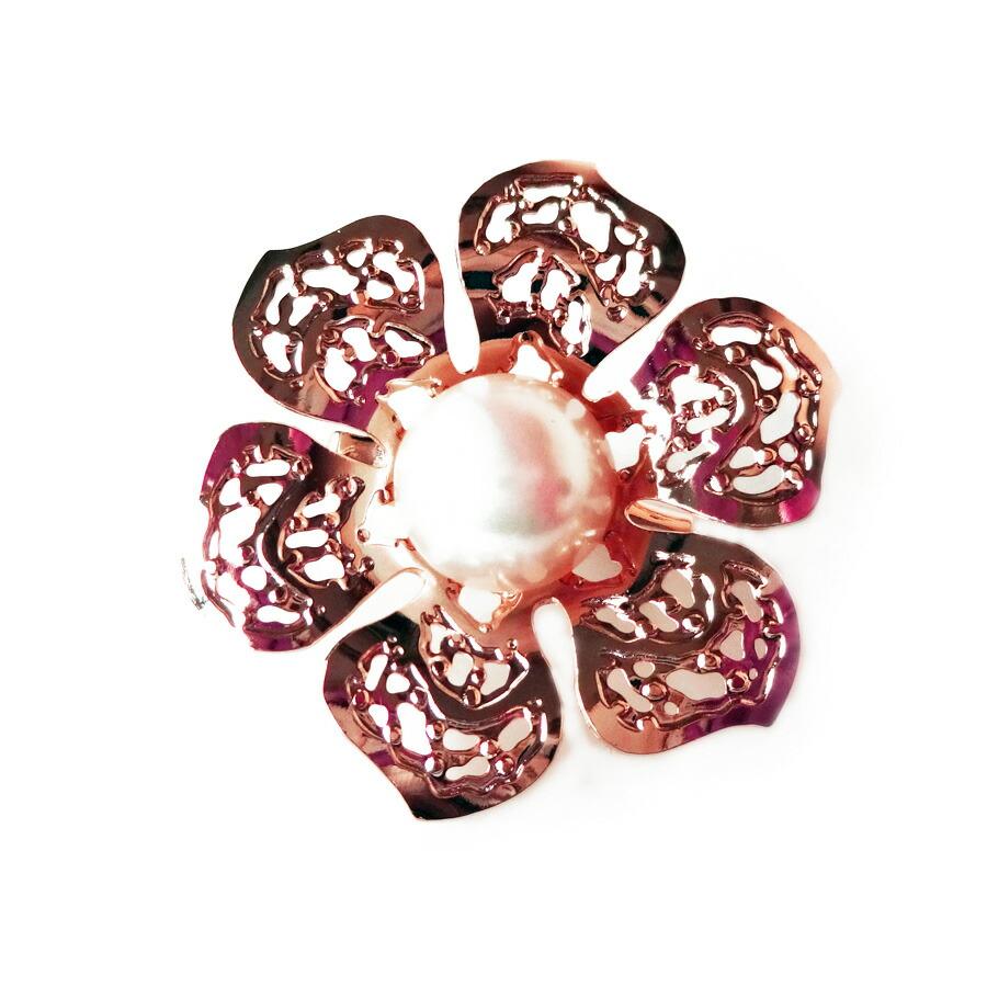 Melody Accessory（メロディーアクセサリー） ブローチ 日本製 K18GP