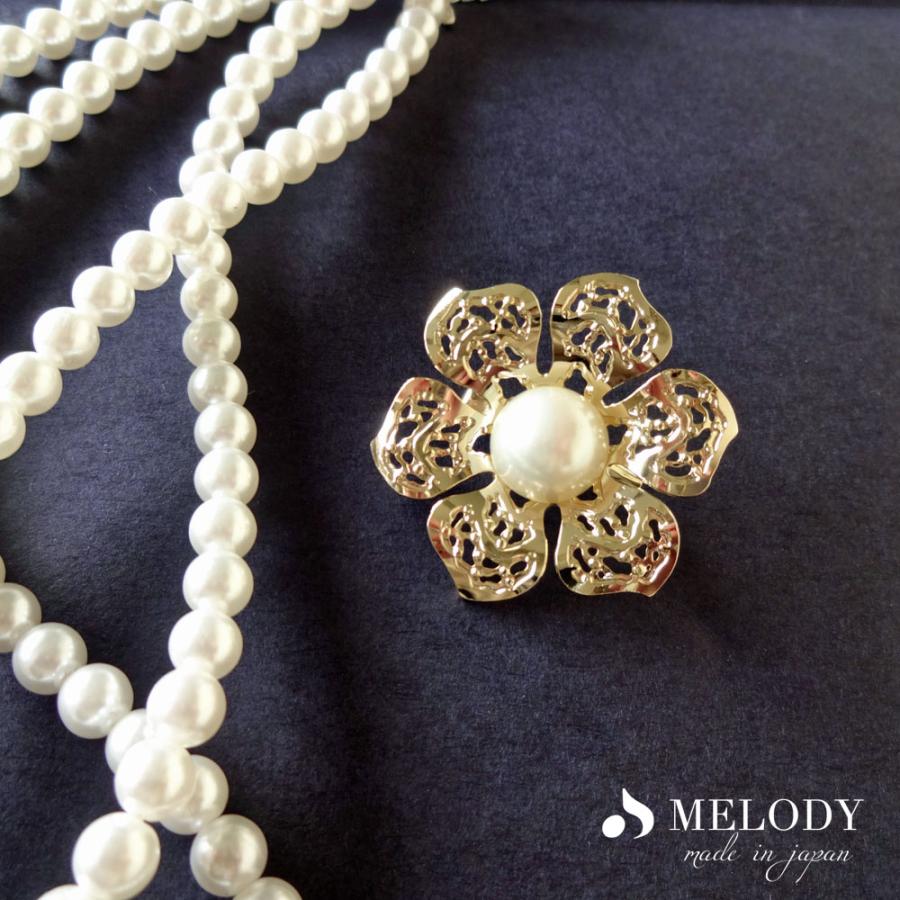 Melody Accessory（メロディーアクセサリー） ブローチ 日本製 K18GP