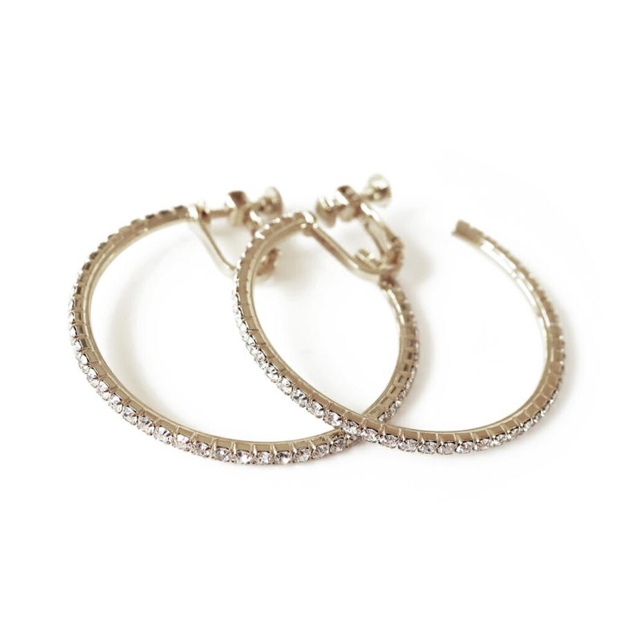 Melody Accessory ピアス イヤリング 日本製 K18GP エタニティ