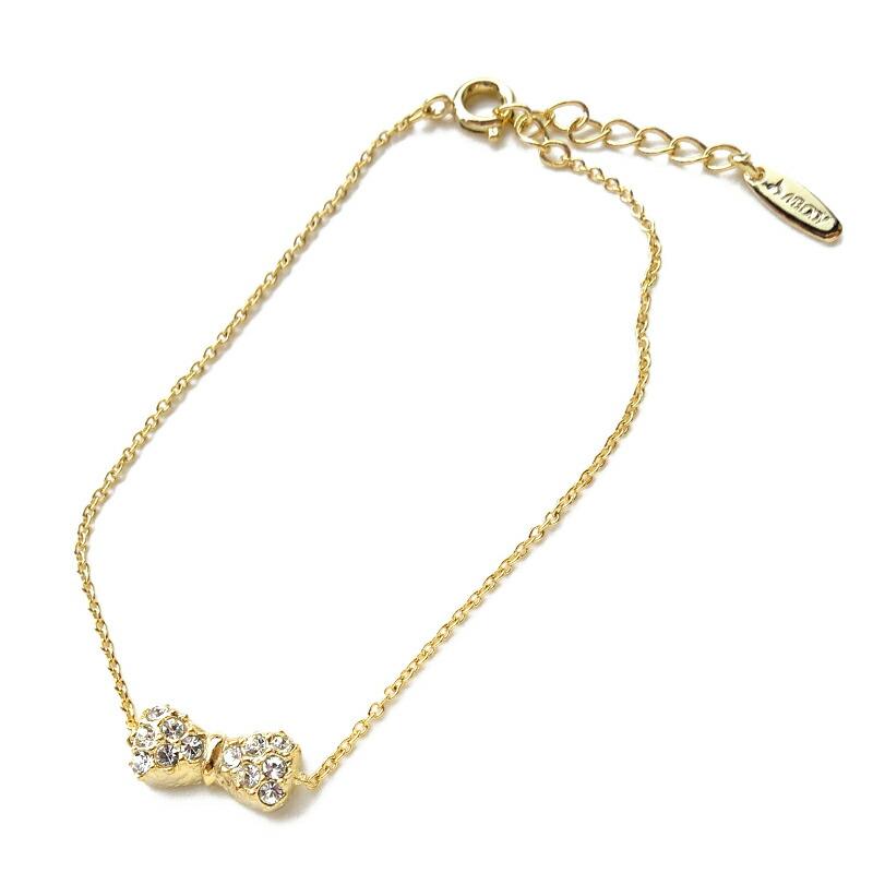 リボン パヴェ ブレスレット りぼん ブレス パール レディース ゴールド シルバー ブランド おしゃれ ポイント消化 大ぶり 涼しげ 夏 サマー Br 18 日本製 Melody Accessory 通販 Yahoo ショッピング