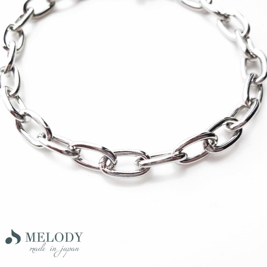 ブレスレット 小判チェーン チェーン 大ぶり 太め シンプル 黒 鎖 メンズ オフィス ブランド おしゃれ アクセサリー レディース 通勤 Br N50 日本製 Melody Accessory 通販 Yahoo ショッピング