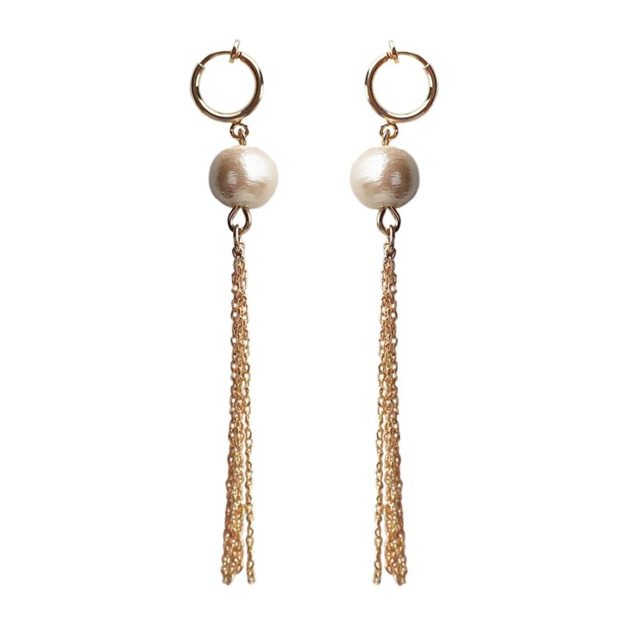 Melody Accessory（メロディーアクセサリー） イヤリング フープ K18GP