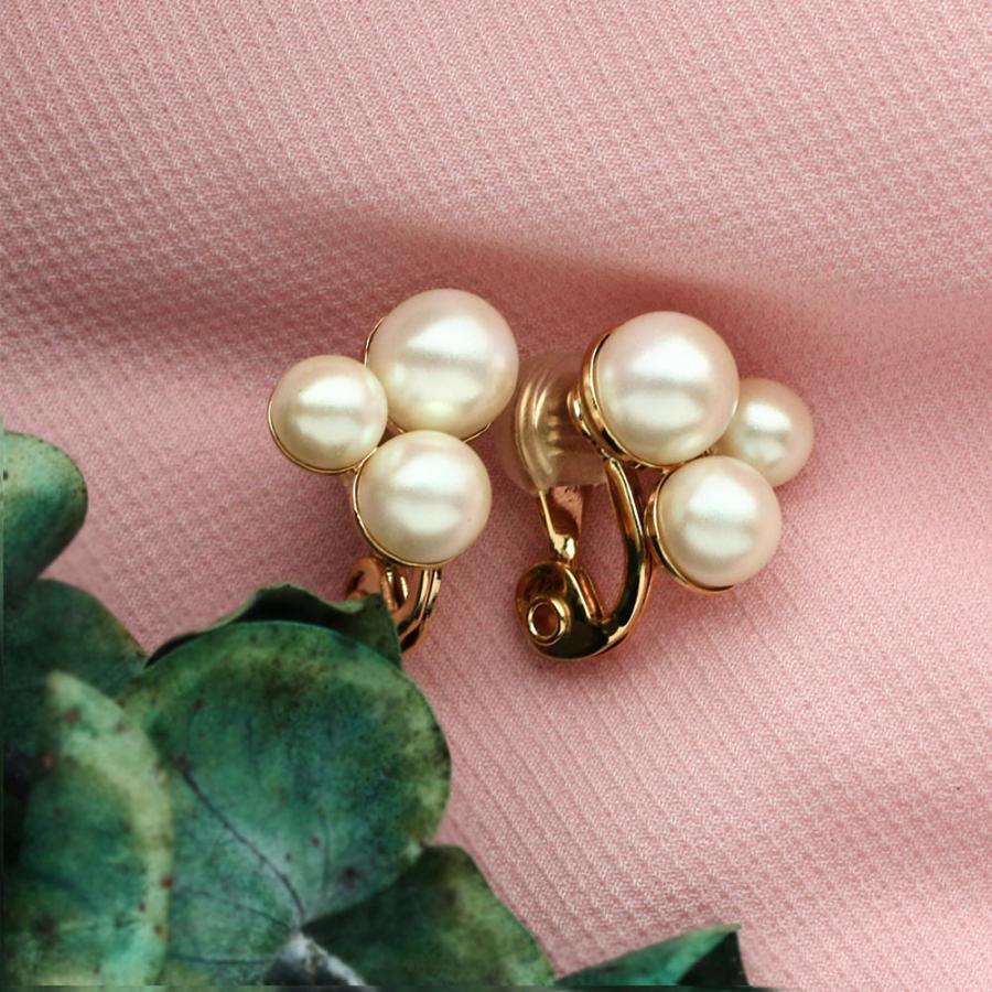 イヤリング パール イヤーカフ ソフトクリップ 痛くない ゴールド シンメトリー シンプル 結婚式 E N38 日本製 Melody Accessory 通販 Yahoo ショッピング
