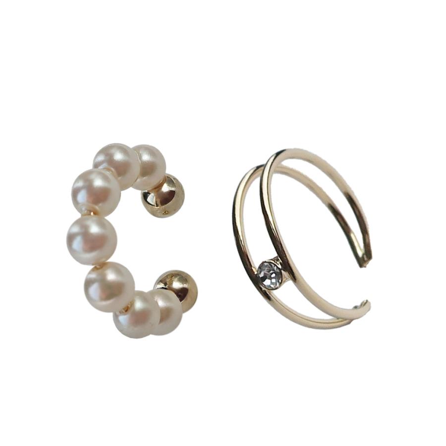 Melody Accessory（メロディーアクセサリー） イヤーカフ 2セット 金属