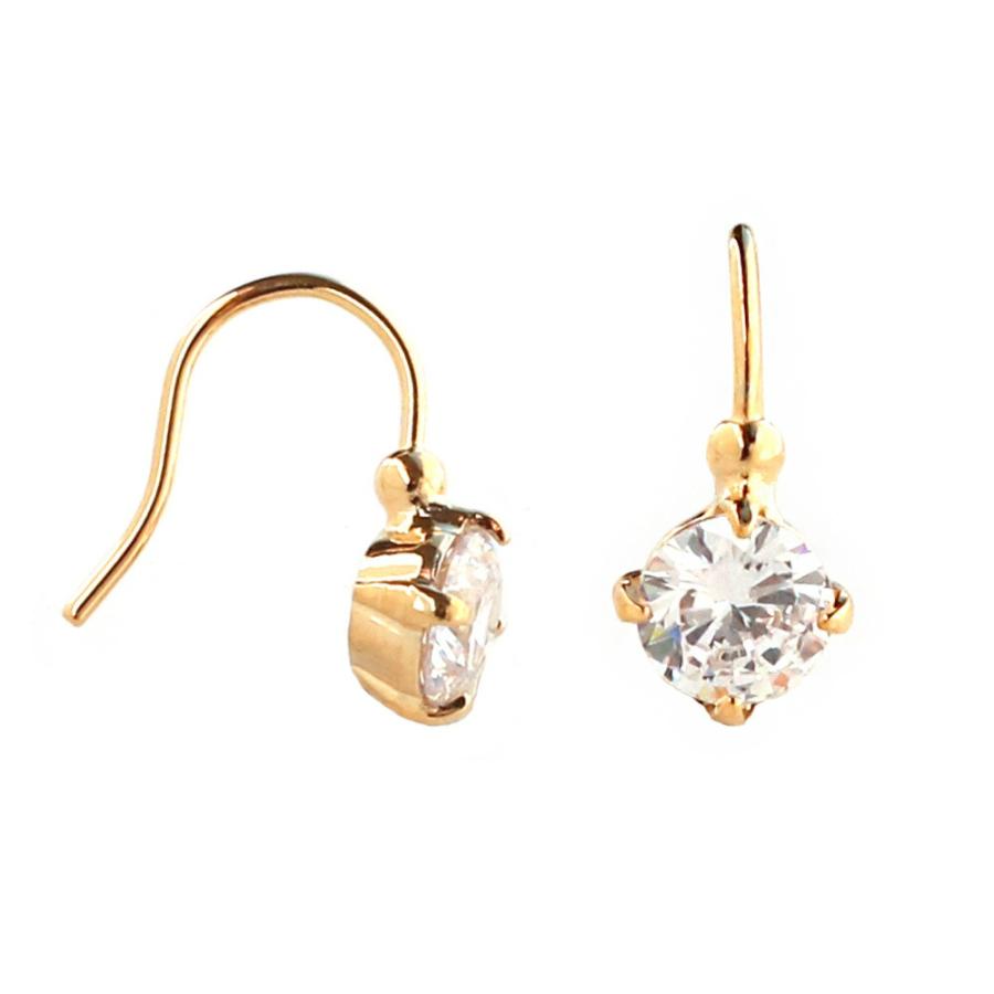 ピアス キュービックジルコニア Small 小 マル Cz ピンクゴールド色 ブランド シンプル ゴールド シルバー おしゃれ 小ぶり 春 プレゼント 夏 公式の店舗