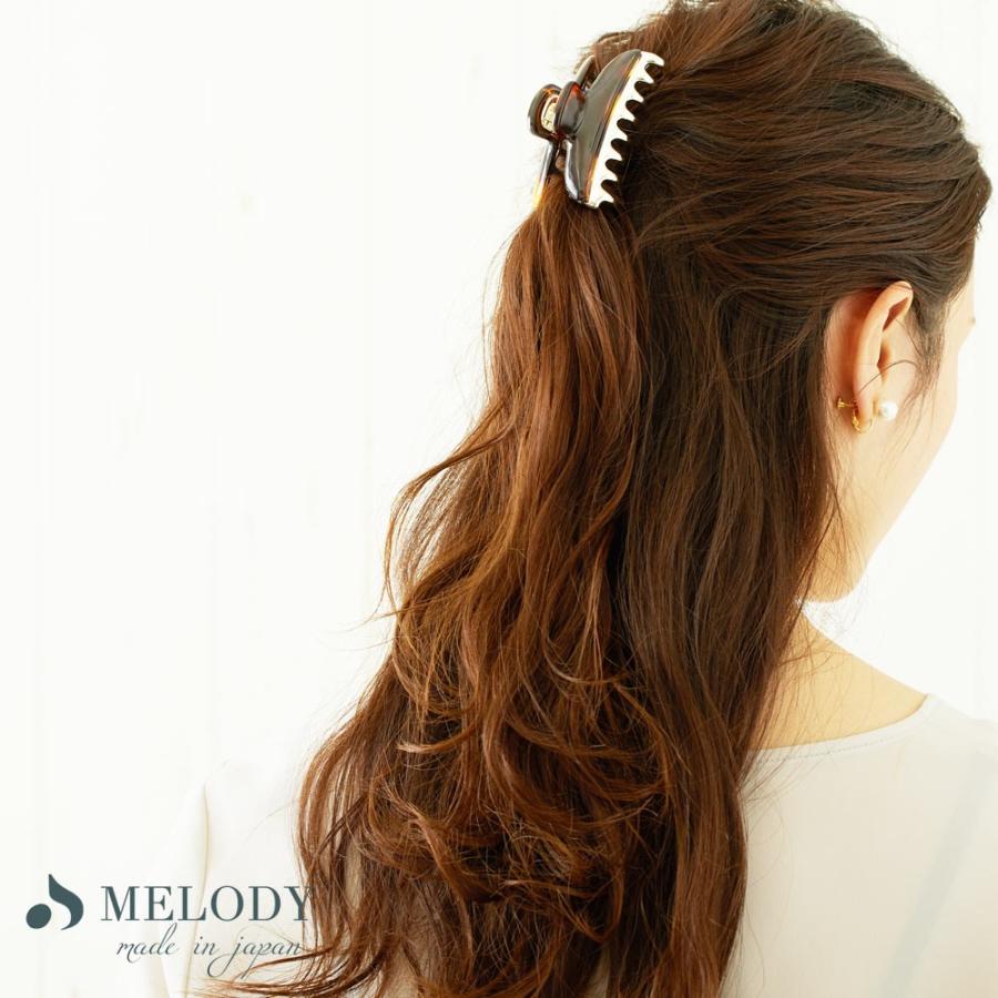 ヘアクリップ バンスクリップ 簡易便不可 レディース 髪留め まとめ髪 クリップ 大ぶり ヘアアクセサリー 髪飾り ギフト プレゼント 夏 サマー He B4 日本製 Melody Accessory 通販 Yahoo ショッピング