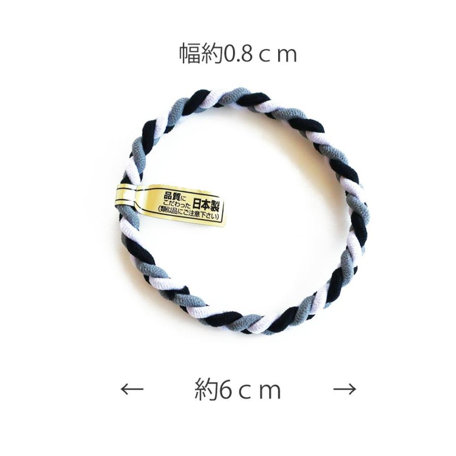 ☆*:.。.ミーコ.。.:*☆ヘアゴム ヘアゴム 日本製 三つ編み[品番：MLOA0001131]｜Melody Accessory