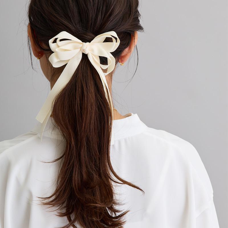 ブラックリボンヘアアクセサリー Melody Accessory（メロディーアクセサリー） ヘア アクセサリー