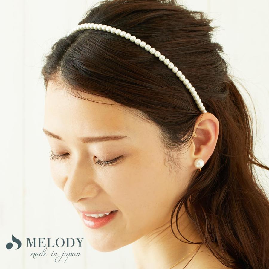 ヘア アクセサリー カチューシャ パール ヘッドドレス パーティー おしゃれ ギフト ラッピング 母の日 He K10 日本製 Melody Accessory 通販 Yahoo ショッピング