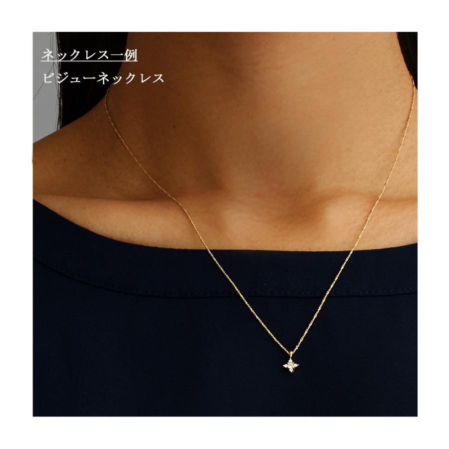 服/ファッション アクセサリー ネックレス K18PCロング ネックレスM （ネックレス・ペンダント・チョーカー