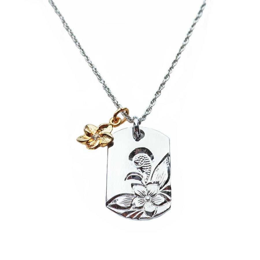 750 ゴールド プルメリアモチーフ チャームリーバシブル 750 ゴールド プルメリアモチーフ チャームリーバシブル